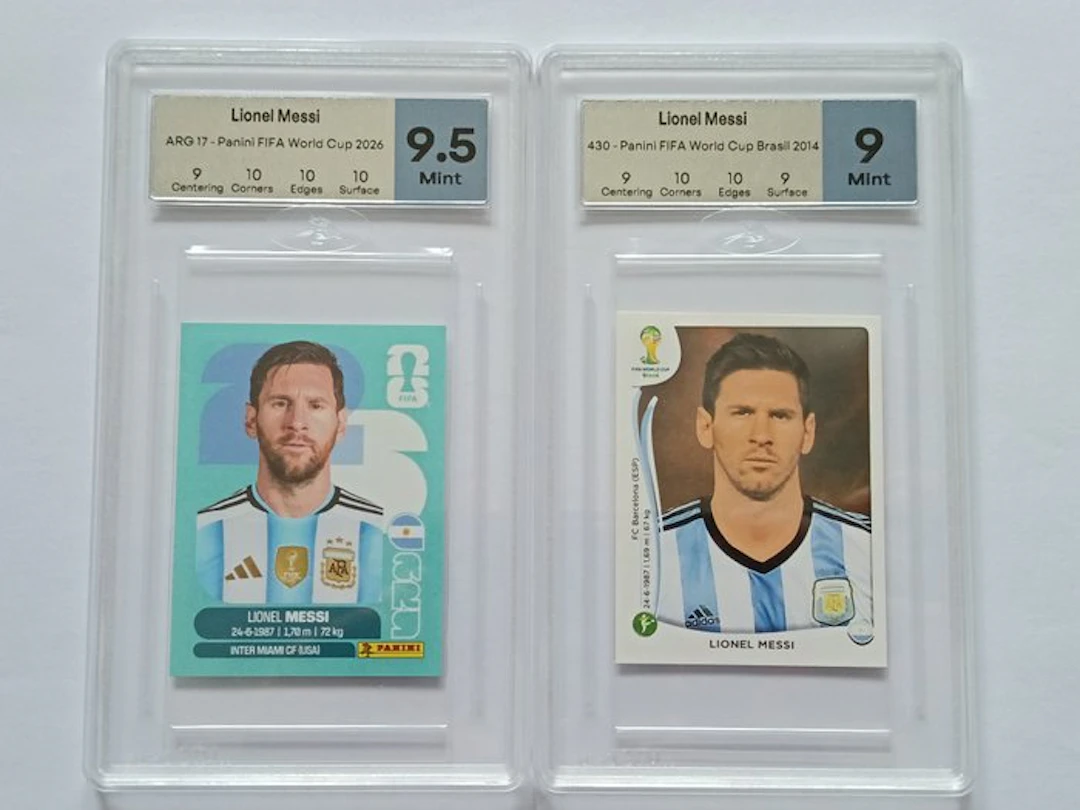 2026, 2014 Panini FIFA World Cup Lionel Messi Graded card...