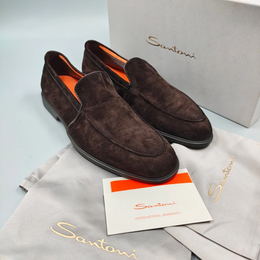 Santoni-UK9 - Loafers - Size: EU 44, EU 44.5 - New in box