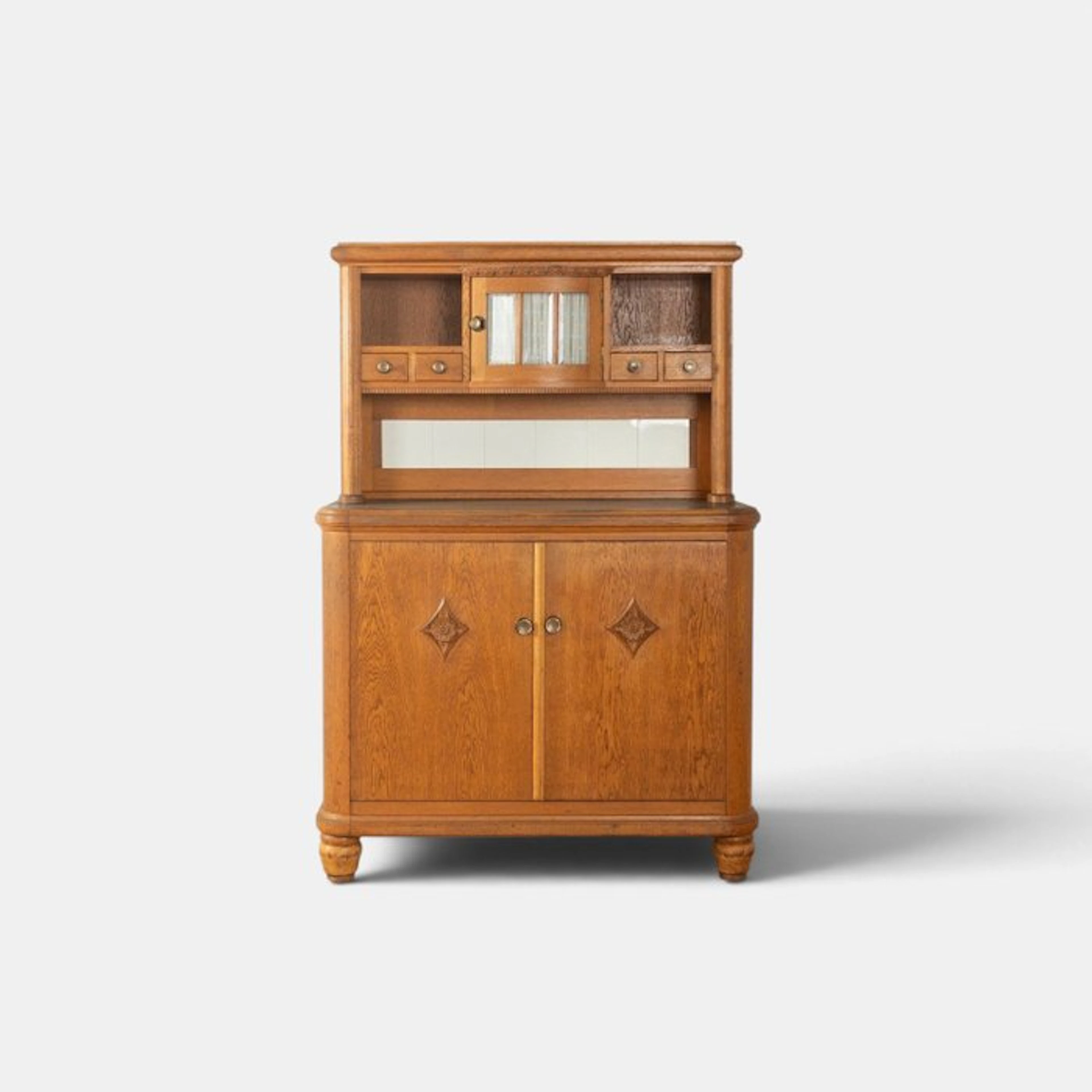 Buffet cabinet - Beech - Antique 1930s Buffet