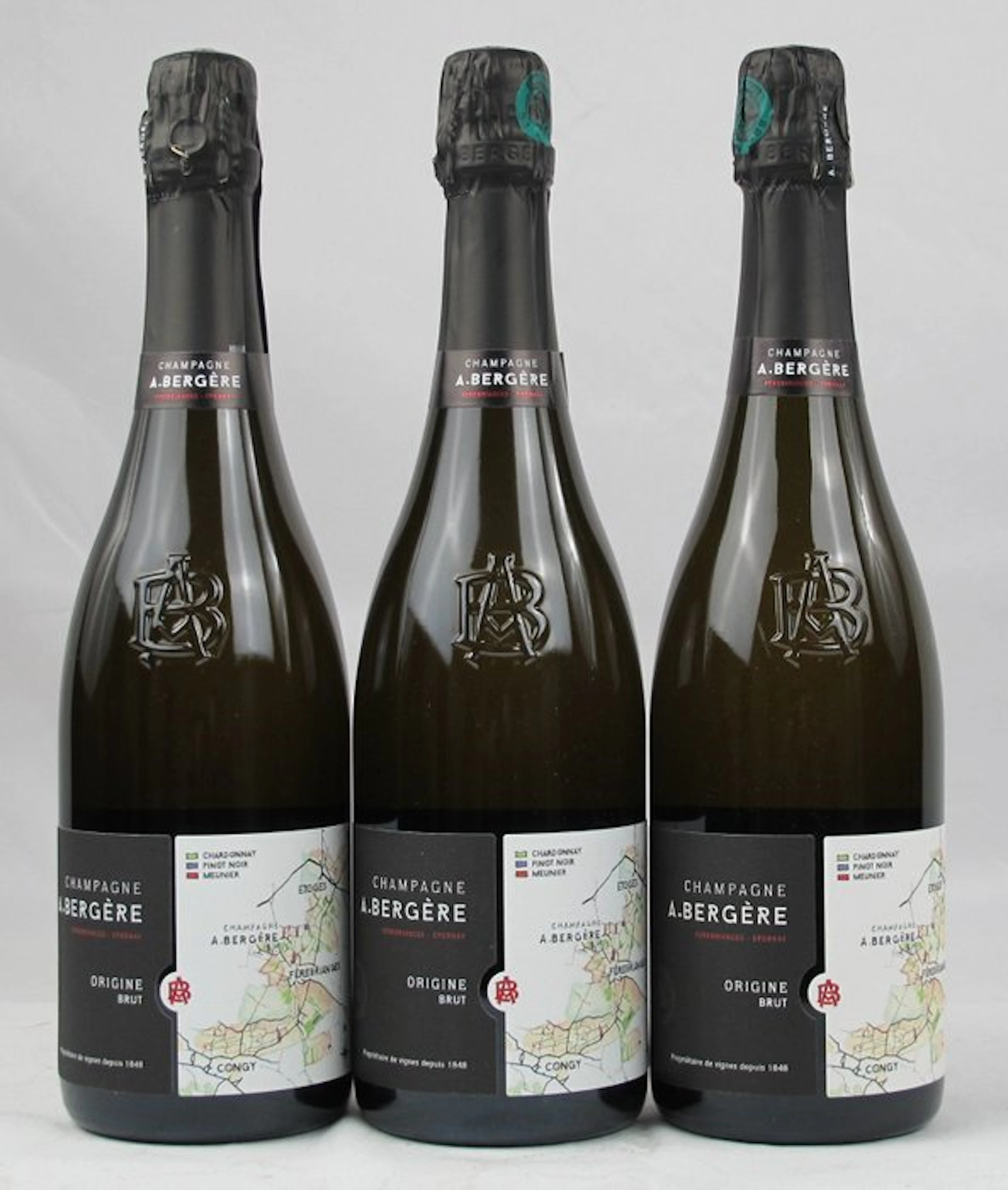 Champagne A. Bergère Brut 'Origine' - Champagne - 3 Bottles (0.75L)