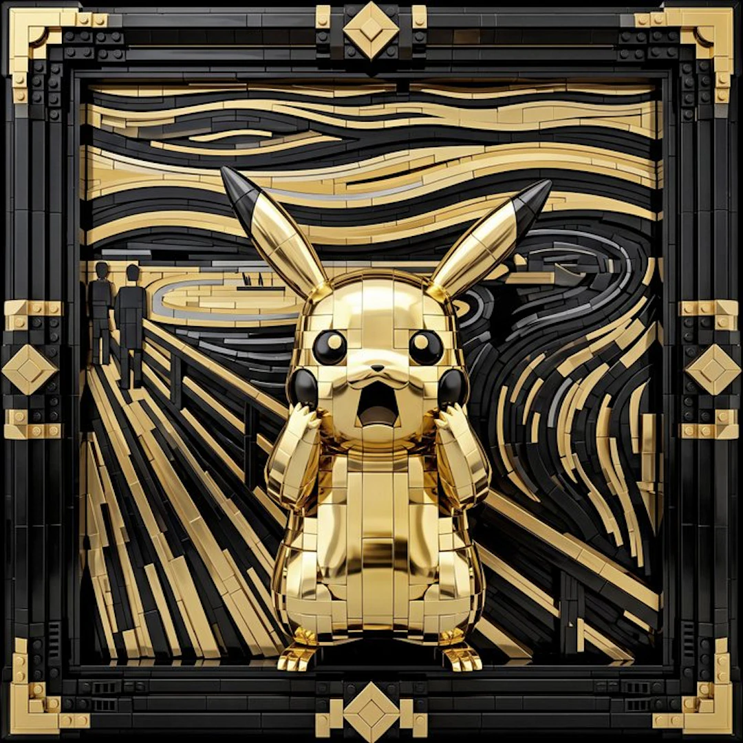 Artxlife - Lego Pikachu’s Golden Scream