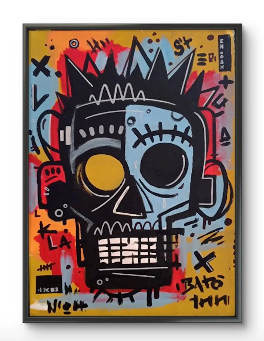 Le Viro (1983) - '83.1 Punk Radio' (Original Artwork on canvas)