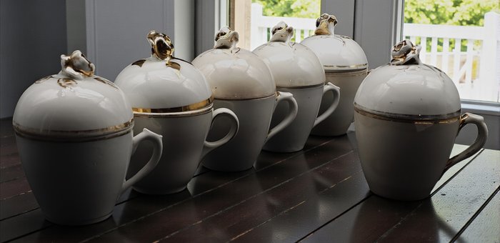 Produzione tedesca - Table service (6) - Porcelain