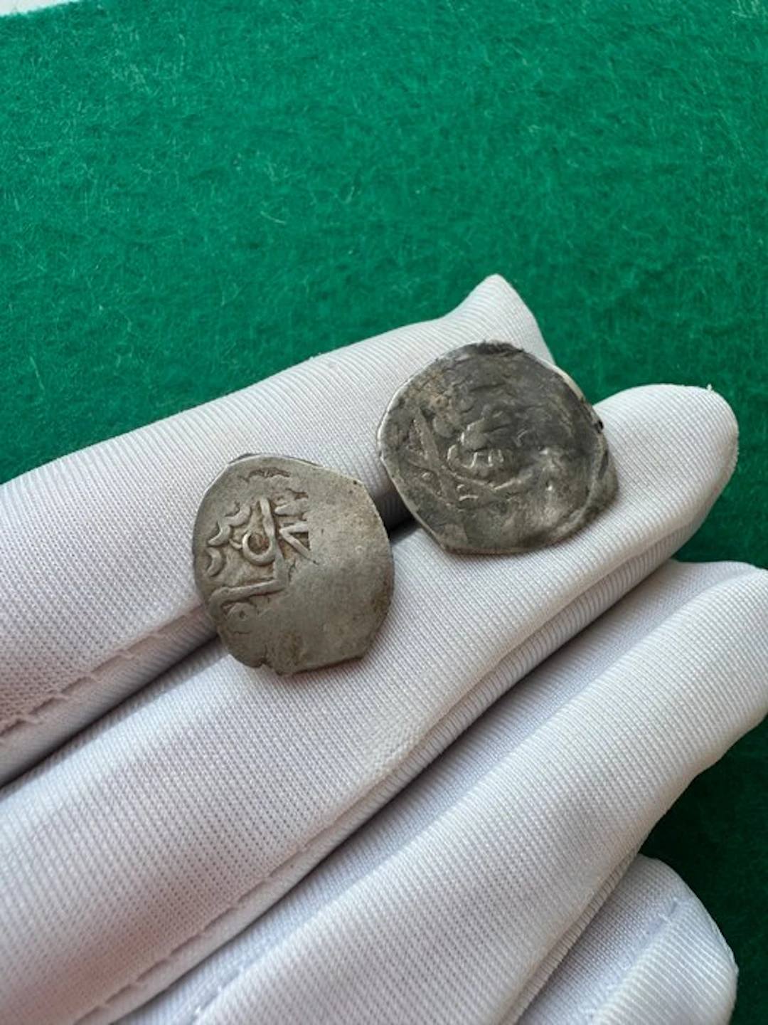 Alawi Dynasty Dirham 1710 AD Mint Fes (2 coins) (No reserve price)