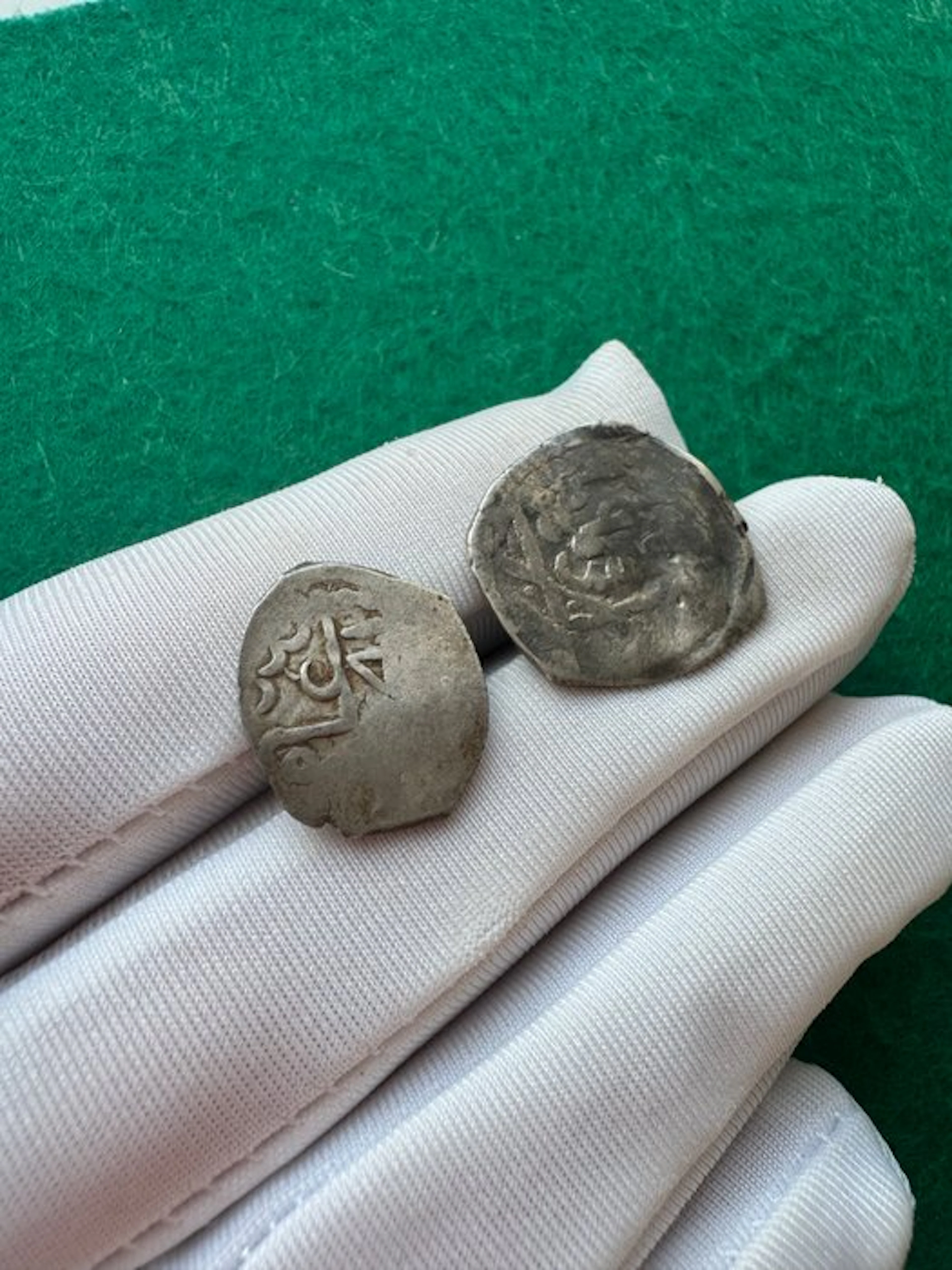 Alawi Dynasty Dirham 1710 AD Mint Fes (2 coins) (No reserve price)