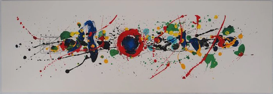 Sam Francis (1923-1994) - Harmonie de couleurs : Hommage à la montre