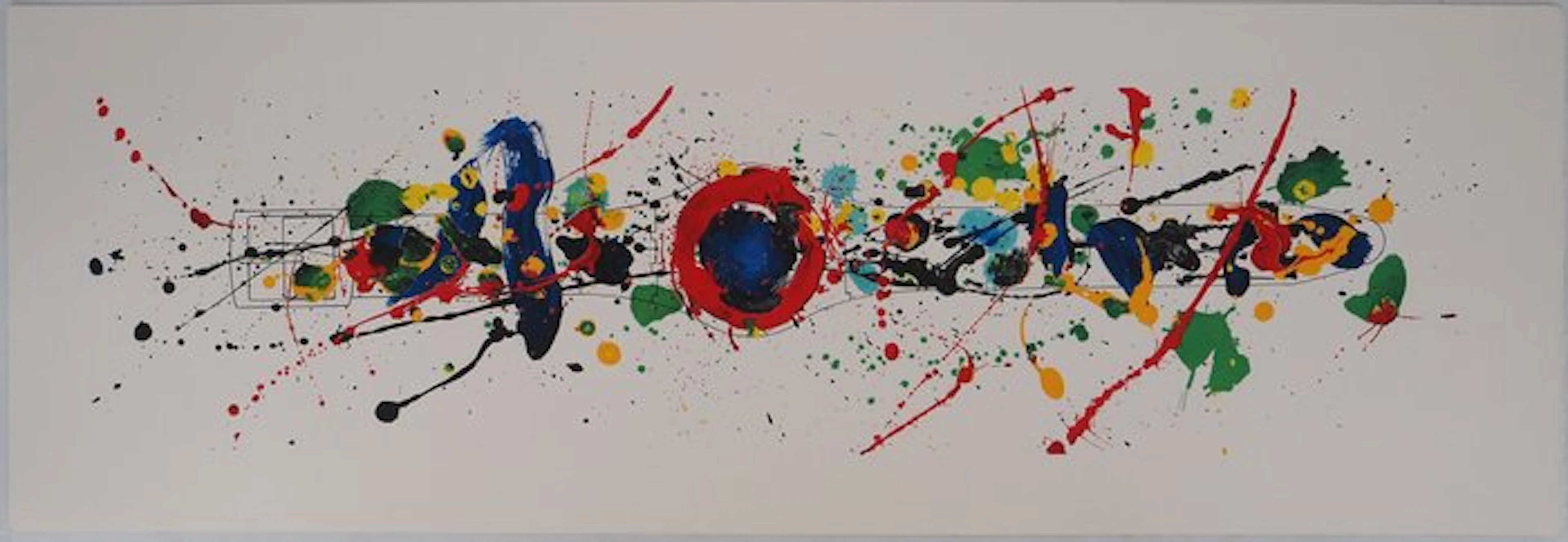 Sam Francis (1923-1994) - Harmonie de couleurs : Hommage à la montre