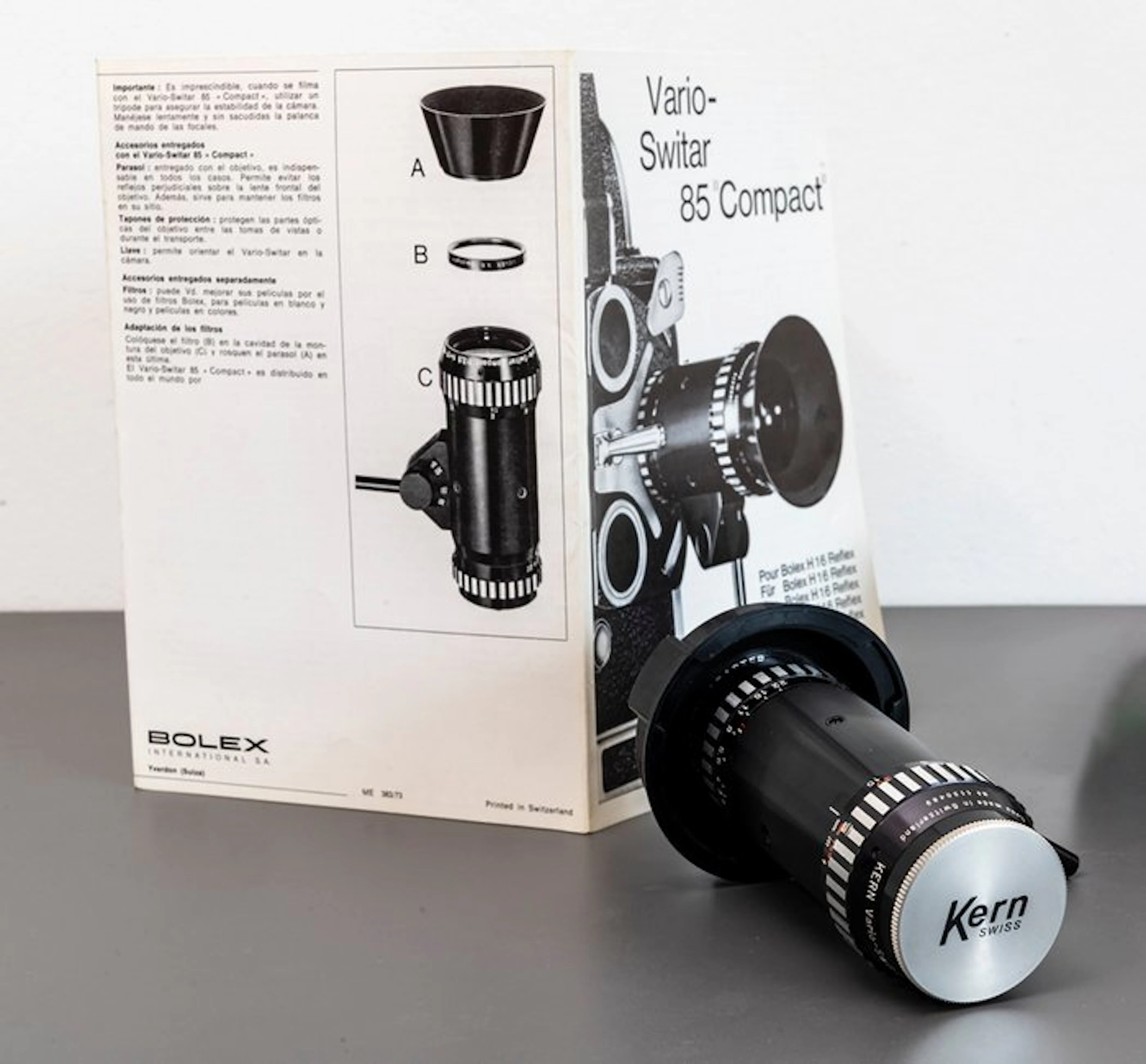 Kern Paillard Vario-Switar 85 Compact 17-85mm f/3.5 H16RX...