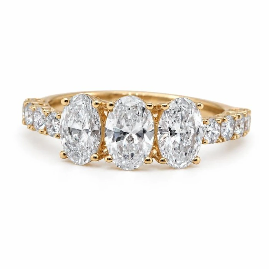 No reserve price - Ring - 14 kt