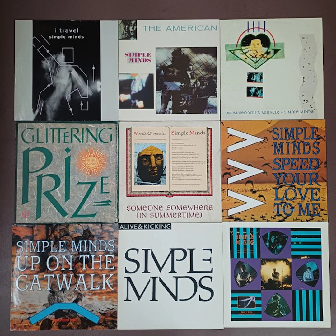 Simple Minds - 9 x Original 12" Maxi Singles - 12" maxi single - 1981