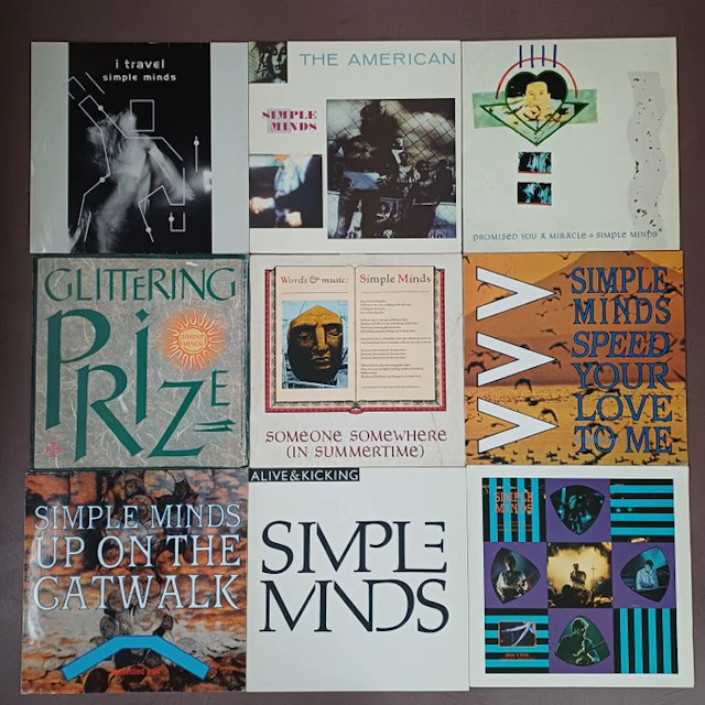 Simple Minds - 9 x Original 12" Maxi Singles - 12" maxi single - 1981