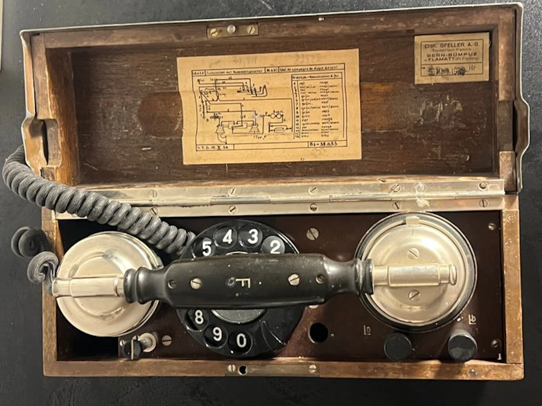 Switzerland - Signal Corps/Transmissions - Field phone - 1925