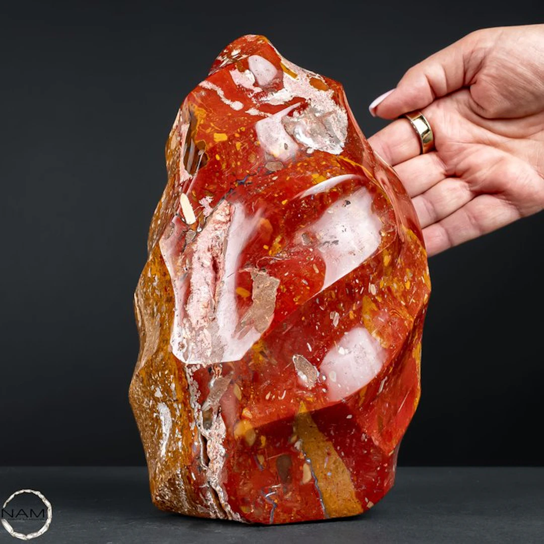 Natural agate jasper Flame from Madagascar- 3566.81 g