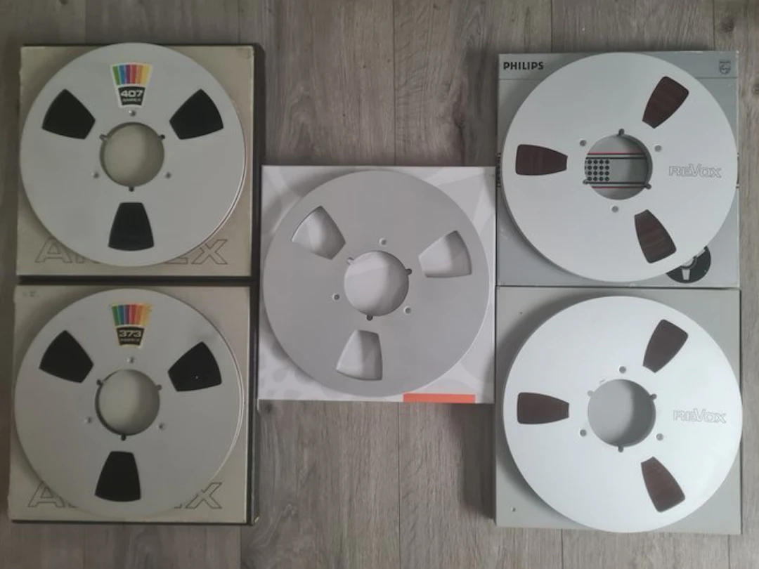 Revox, Ampex - 407 - 373 / 10.5-inch Metal Spool / Tapes...