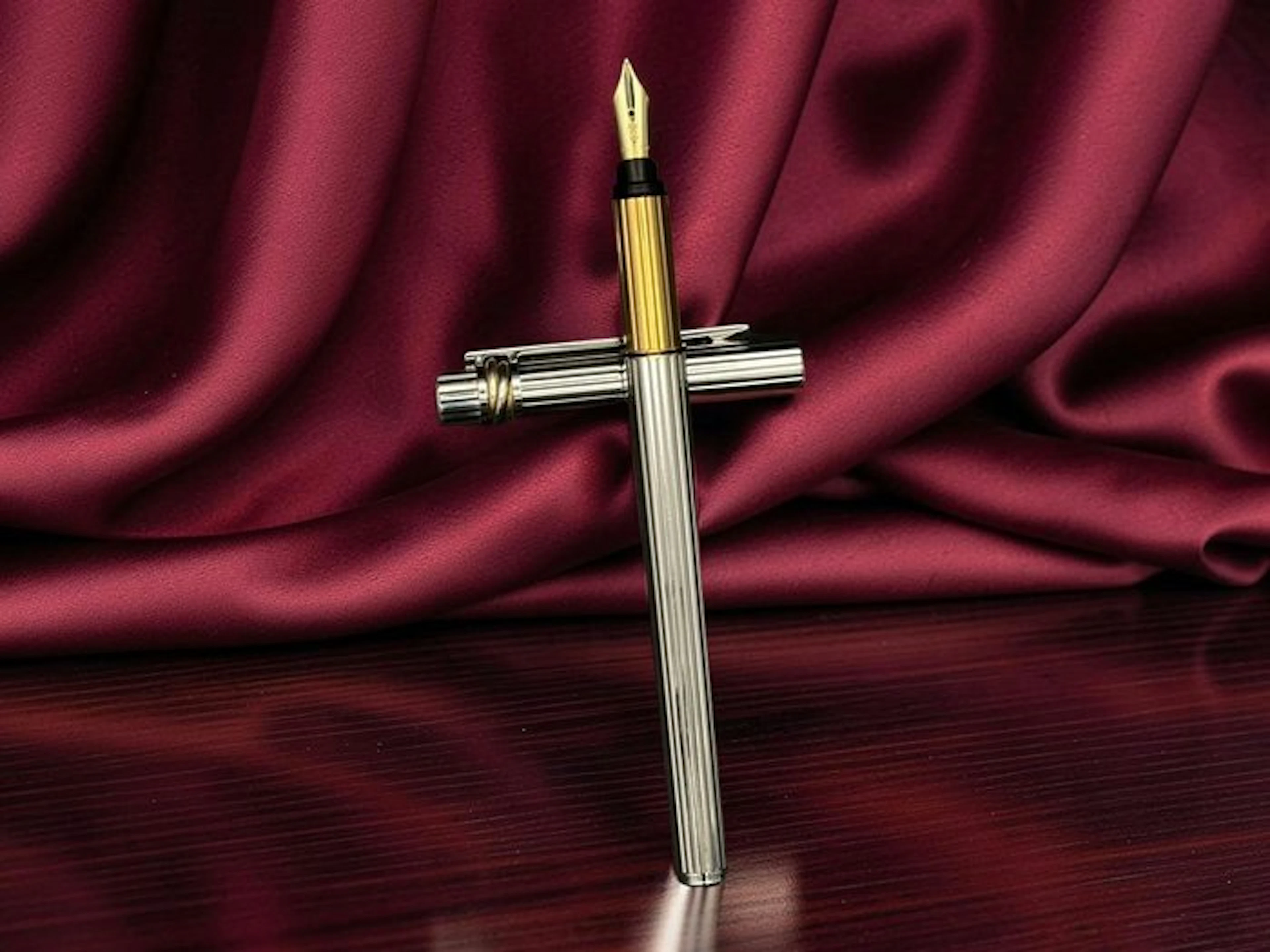 S.T. Dupont - Must de Cartier Trinity 18K - Fountain pen