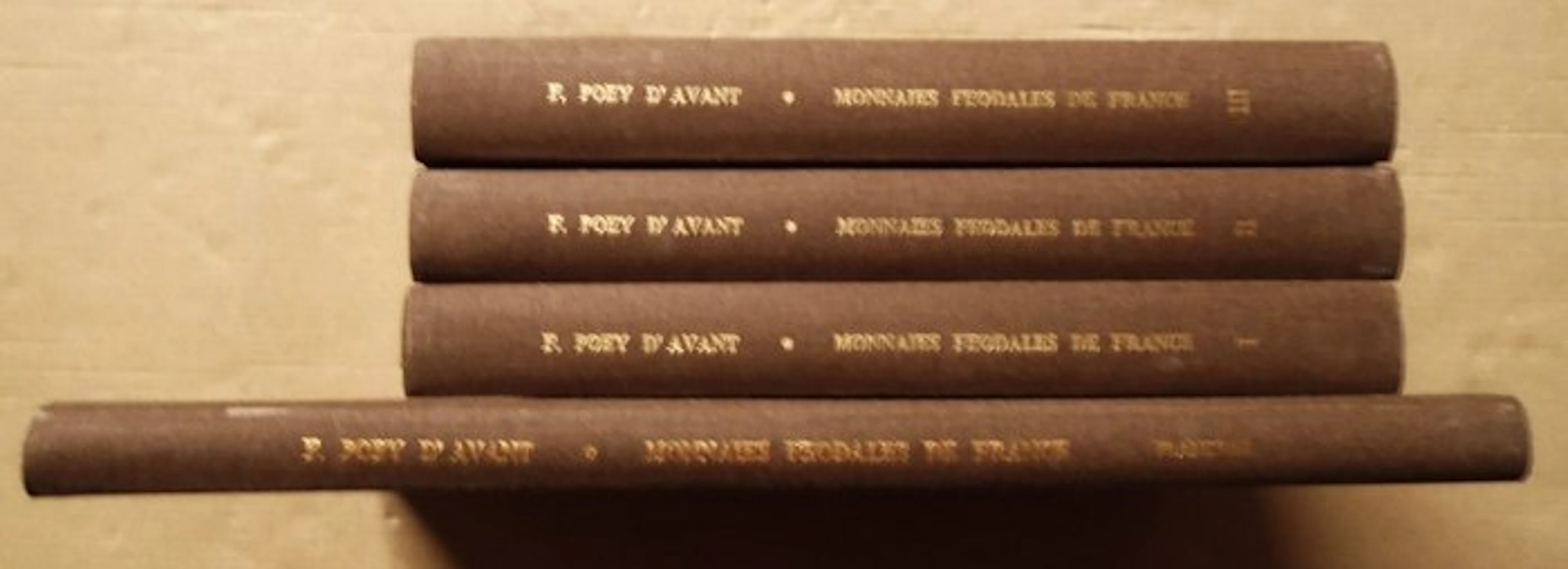 Faustin Poey d'Avant (1792-1864) - Monnaies féodales de France - 1975