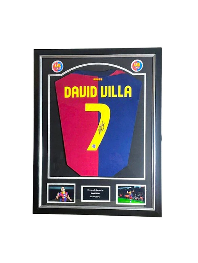 FC Barcelona - Spanish Football League - David Villa...