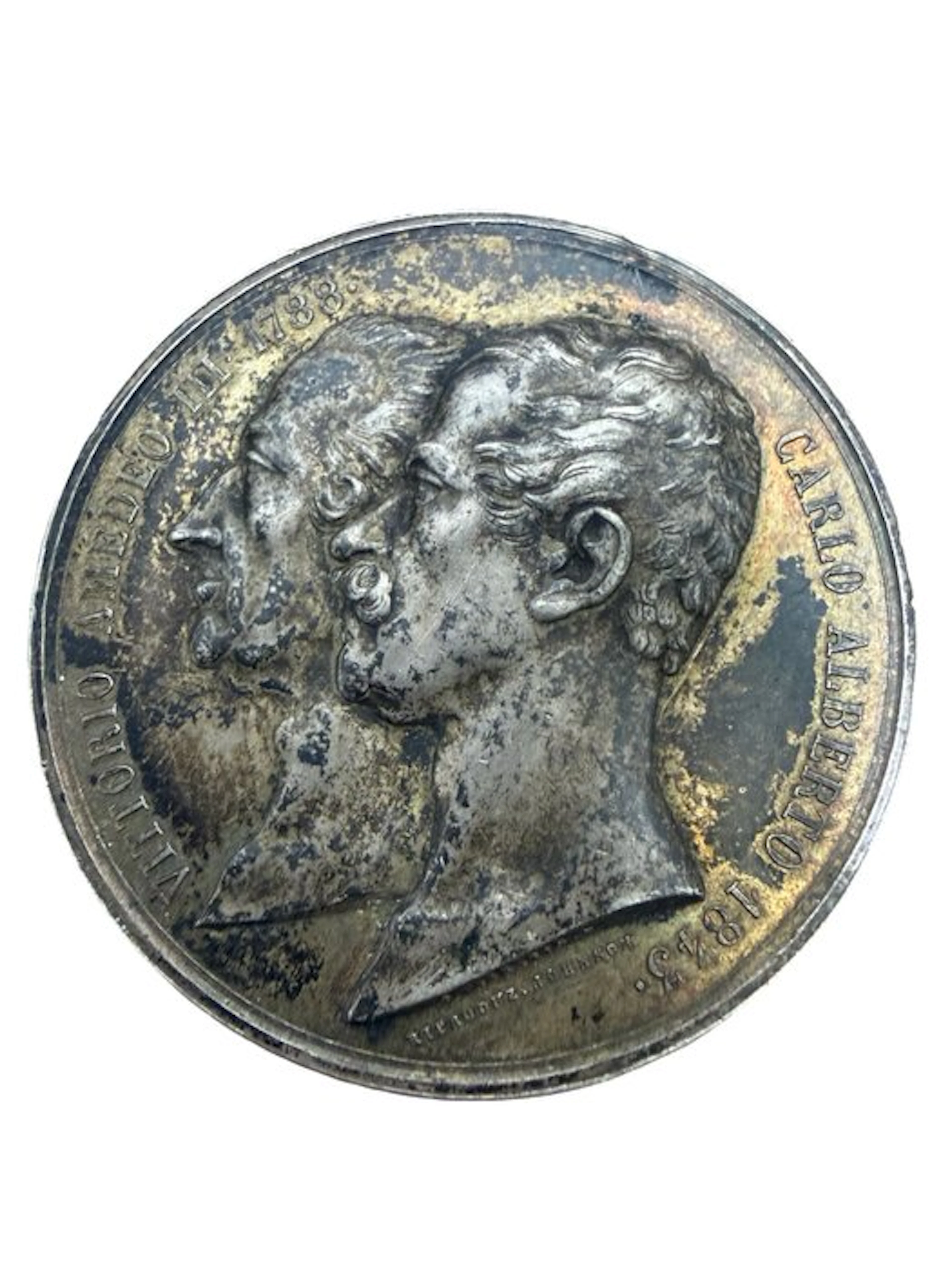 Italy - Service medallion - Royal Academy of Agriculture of Turin – 1843 - 1848