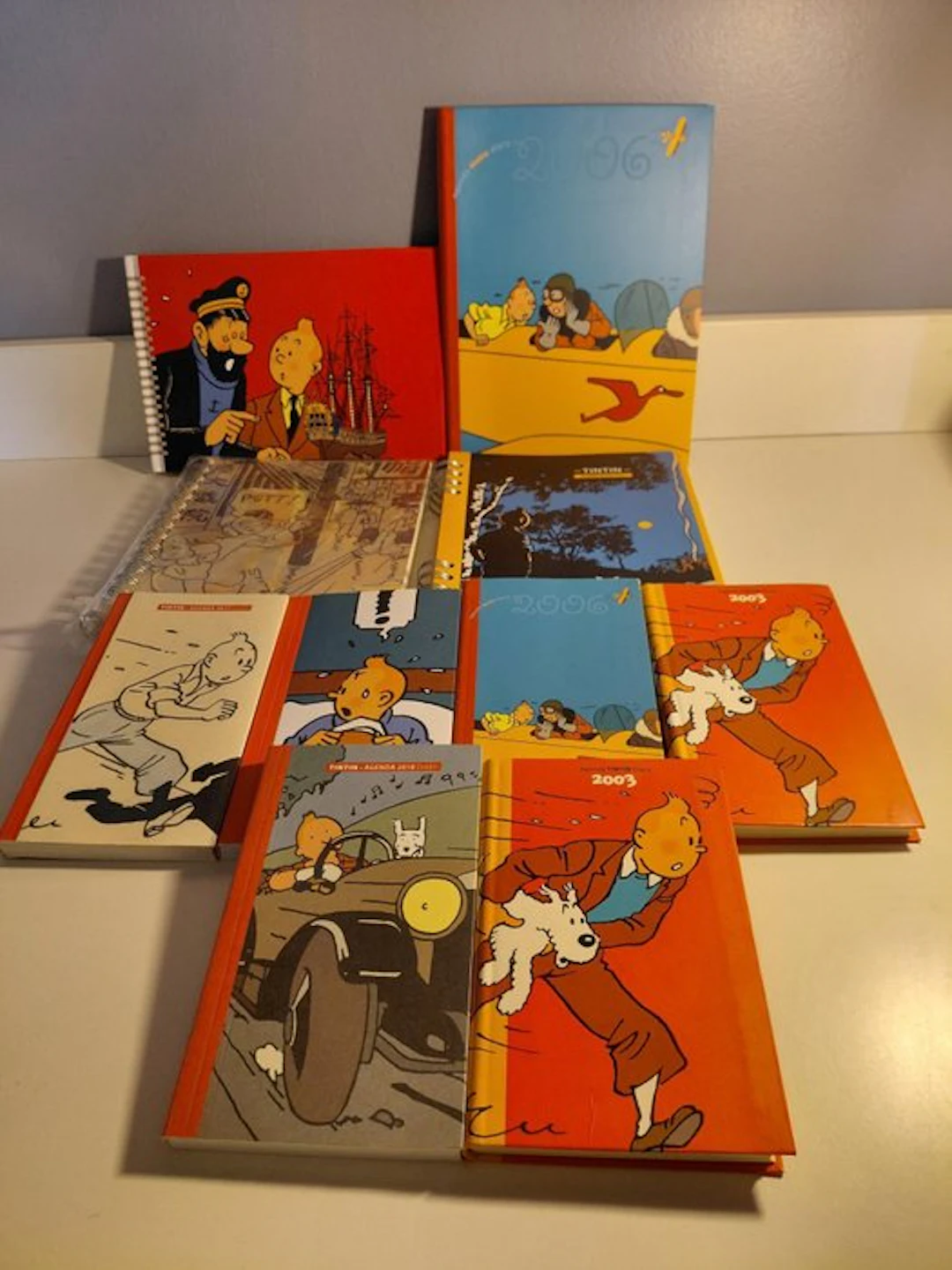 Tintin - 10 Agenda/Diary - éditions moulinsart - 2010