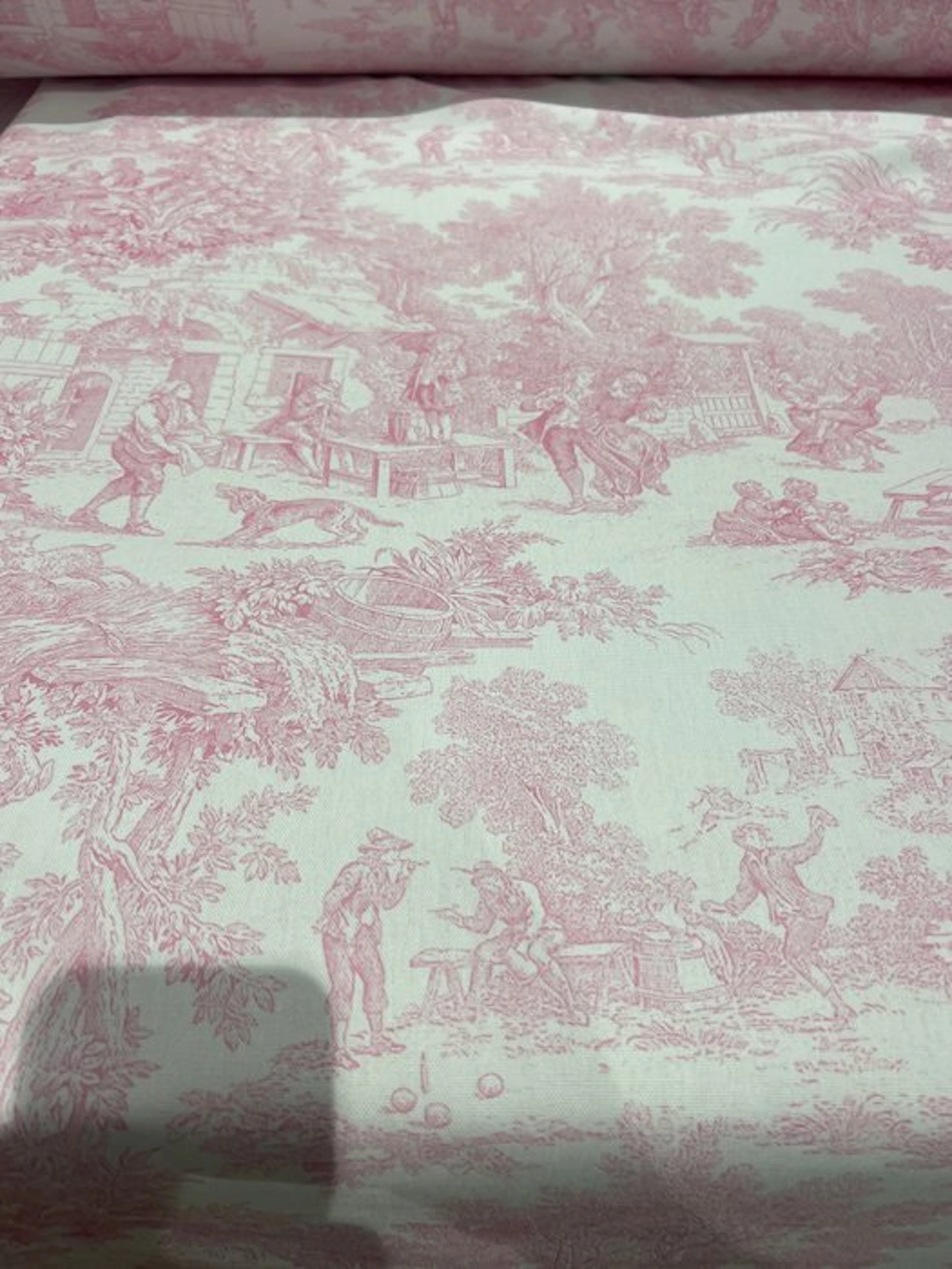 Cotone stampato toile de jouy 600 x 280 - Upholstery fabric - 600 cm - 280 cm