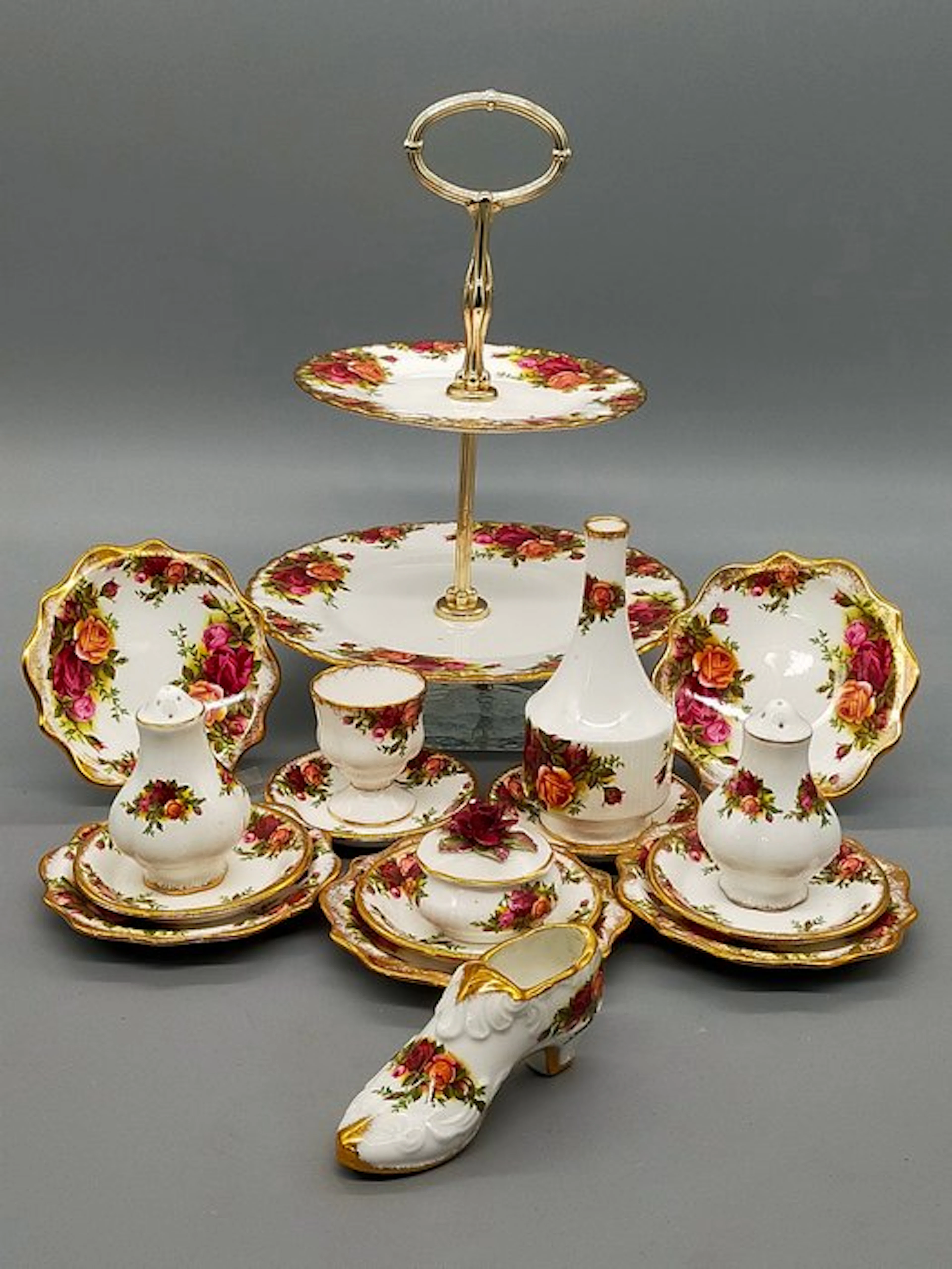 Dinner set - Royal Albert Old Country Roses Porzellan...