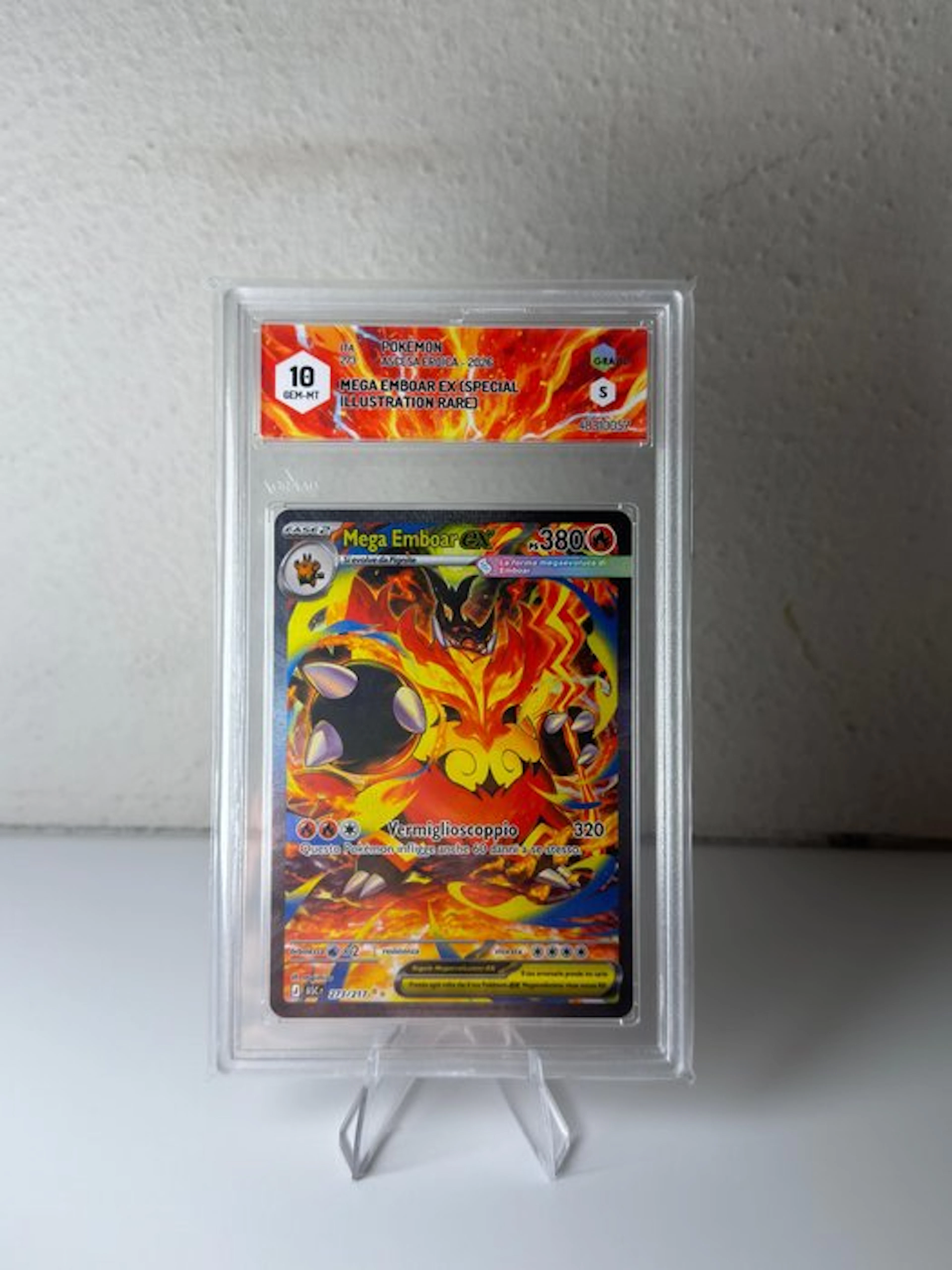 Pokémon - 1 Graded card - Emboar Alternate art, Foil, Full art - Graad 10