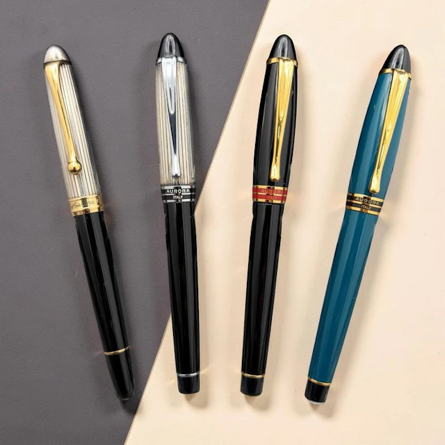 Lote 6: 3 plumas estilográficas Ipsilon y 1 bolígrafo - Fountain pen