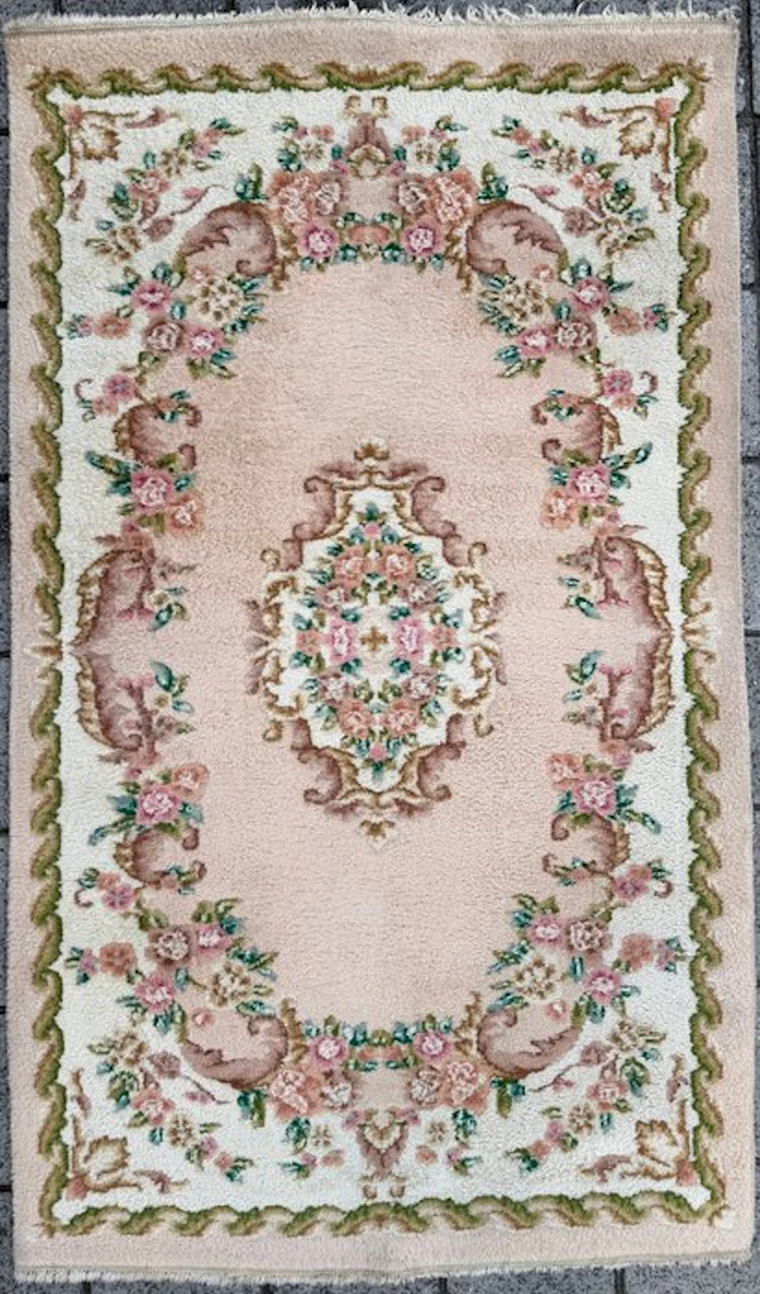 Aubusson rug - cleaned - hand-knotted - wool - Carpet - 212 cm - 126 cm
