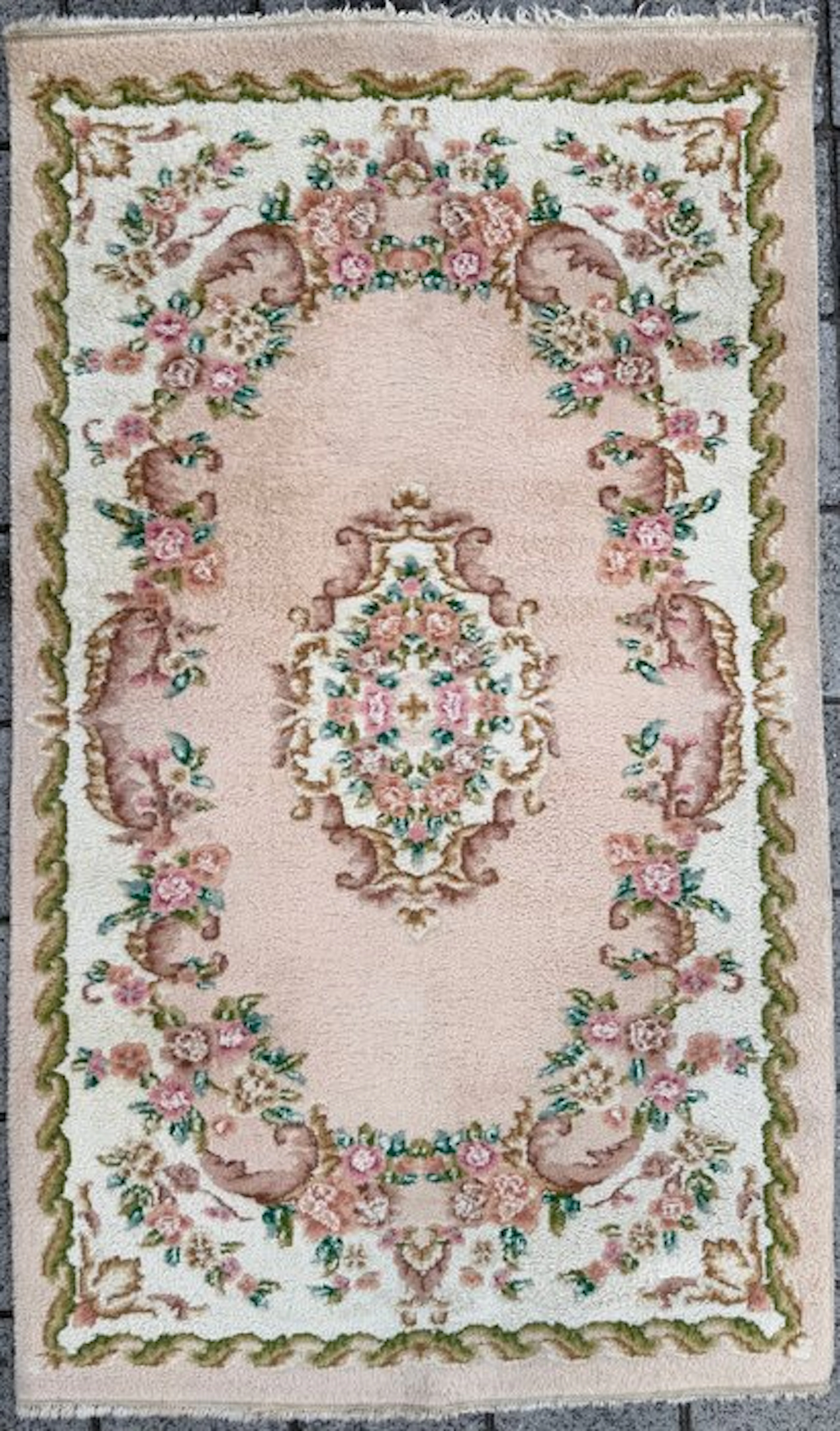Aubusson rug - cleaned - hand-knotted - wool - Carpet - 212 cm - 126 cm