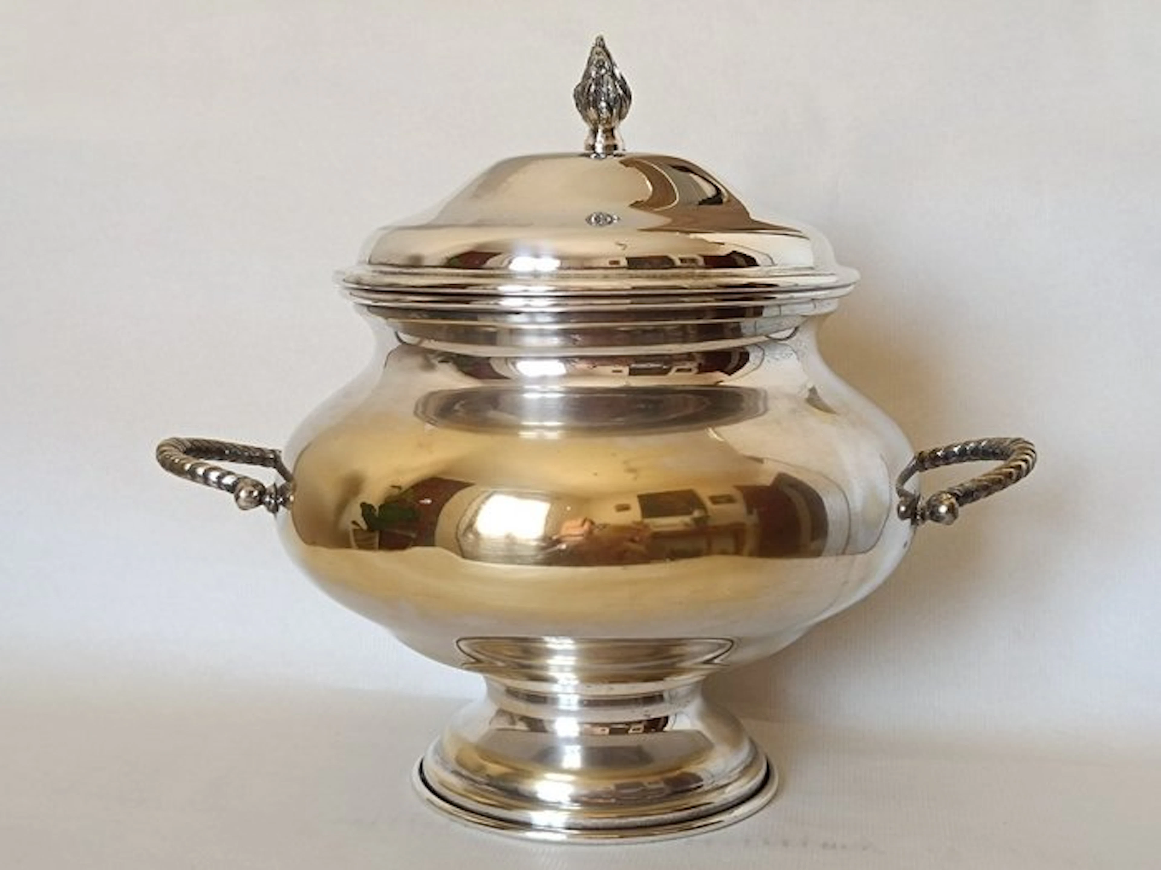 Tureen - Silver-plated brass, Silver-plated bronze - Neo-Rococo Elegance