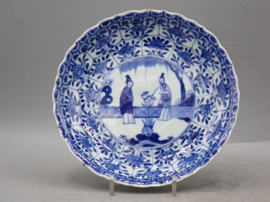 Plate - Long Eliza - Kangxi - Porcelain