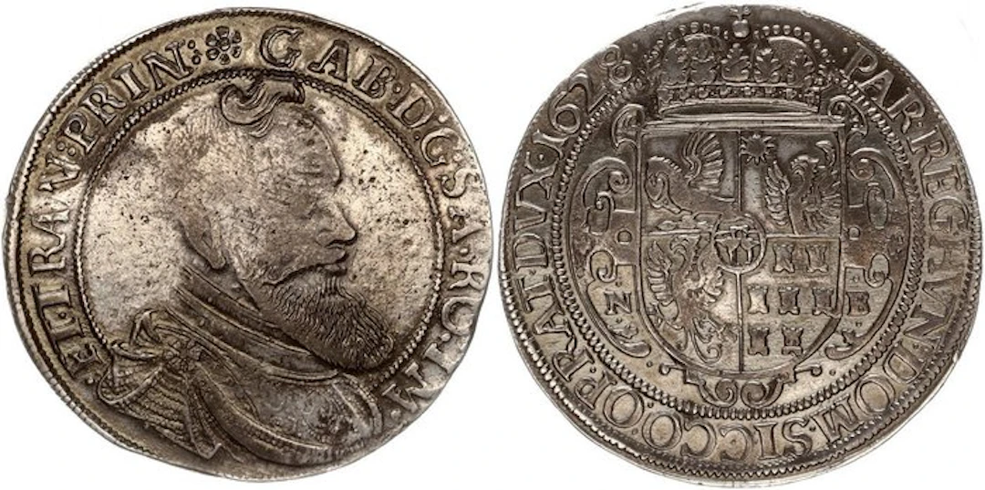 Romania Transylvania Baia Mare. Gabriel Bethlen (1613-1629). Reichstaler 1628