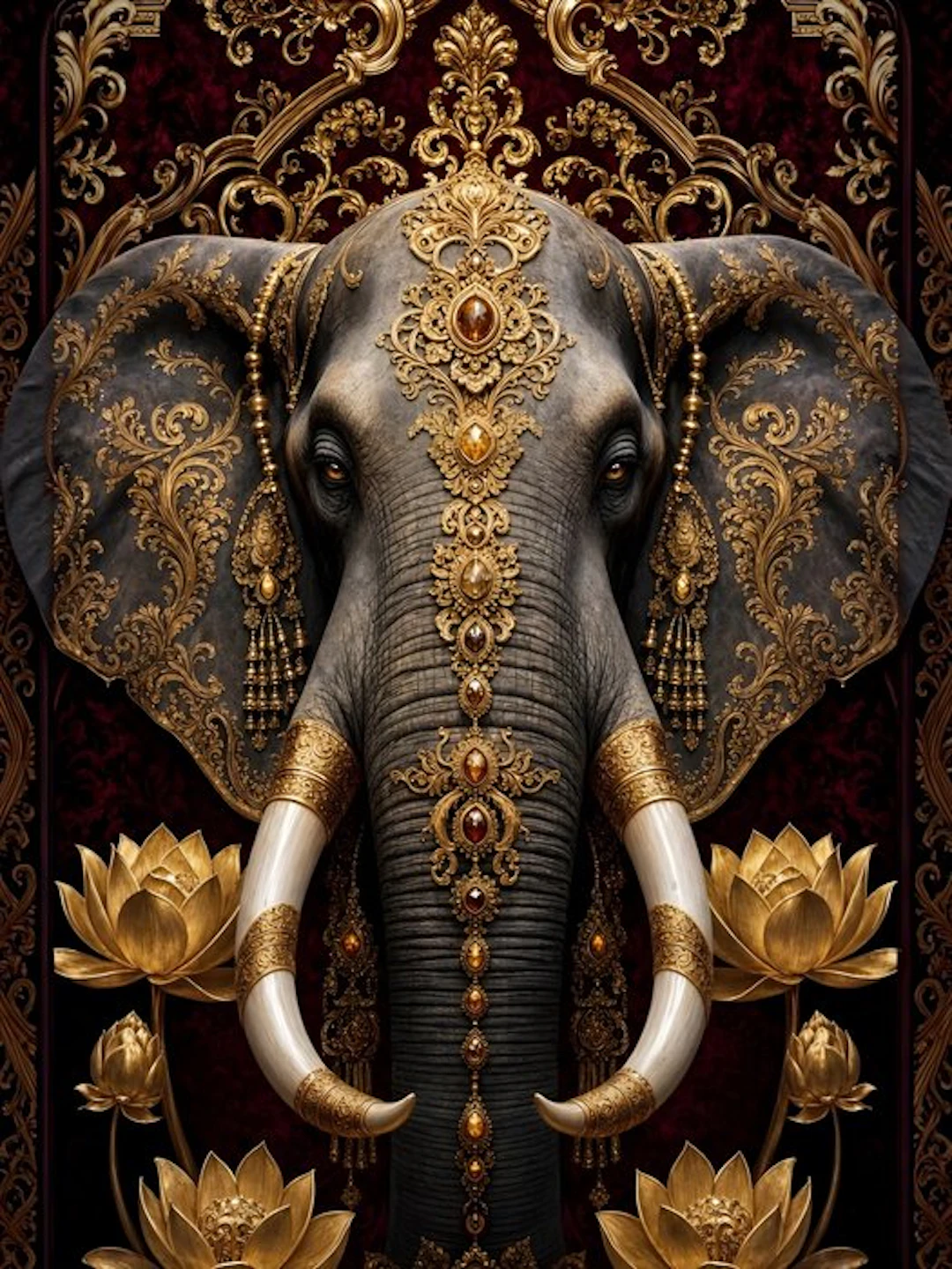 daveY - MODERN REGENCY ELEPHANT - "IMPERIAL GANESHA"
