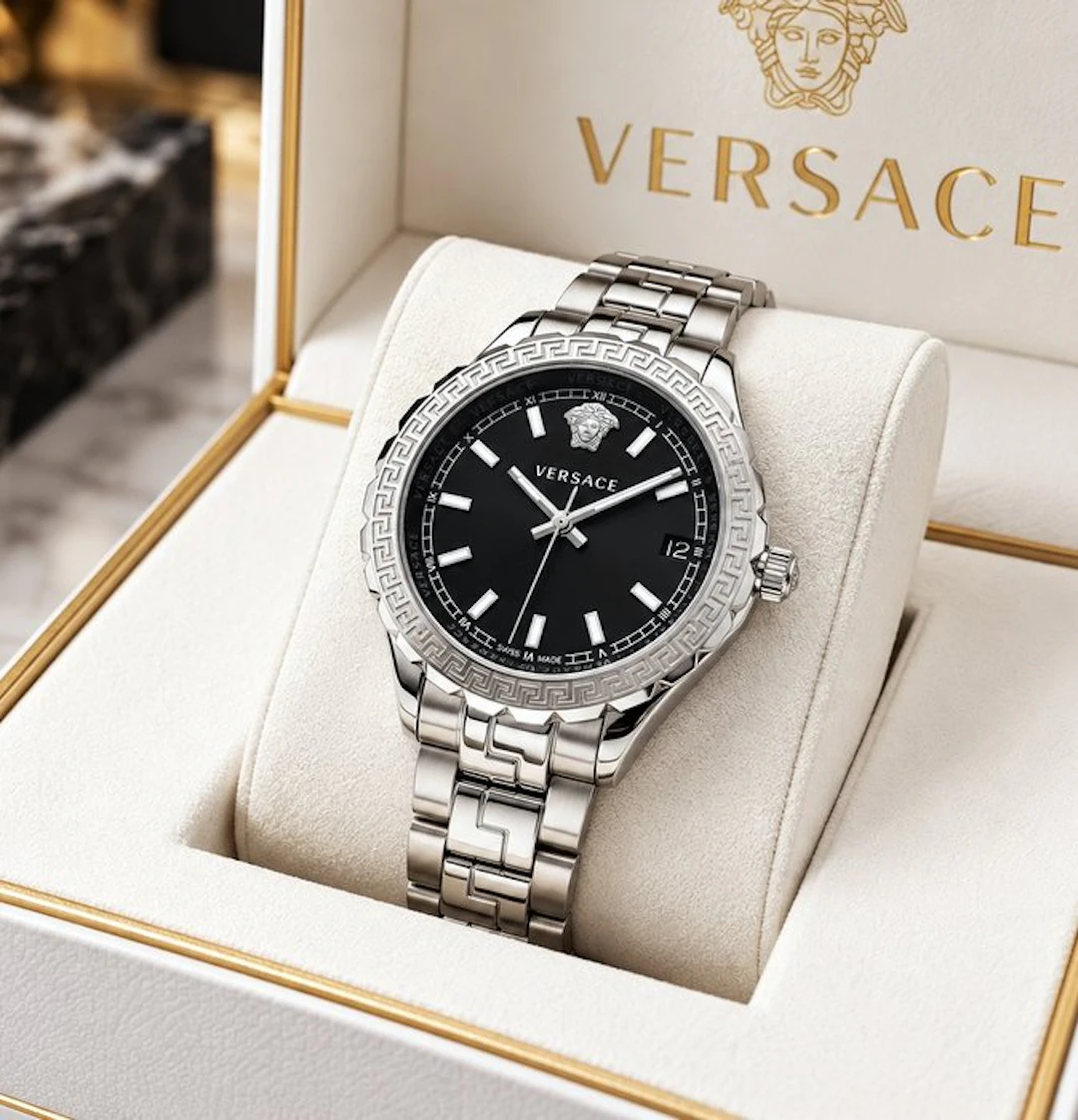 Versace - Swiss Made - HELLENYIUM - Sapphire - Date - New - Women - 2026