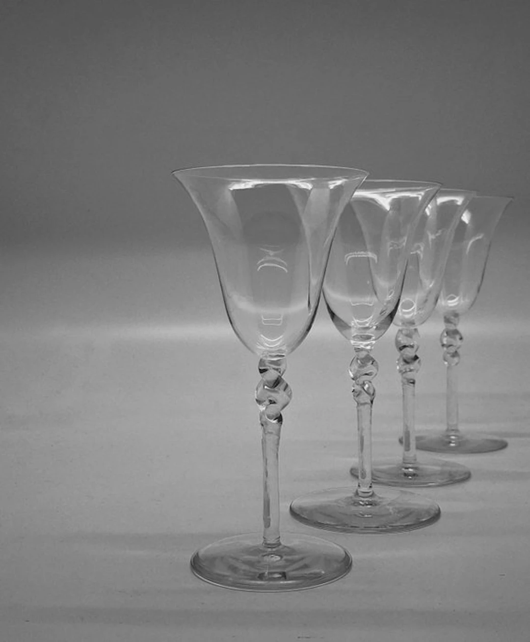Val Saint Lambert - Drinking set (4) - Clarence...
