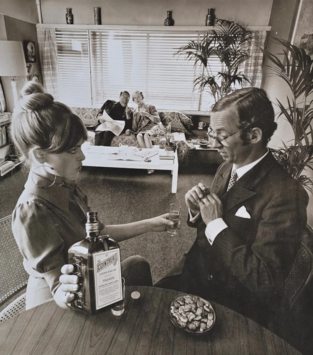 Michael Joseph (1941-) - Cointreau secretary spoiling her boss