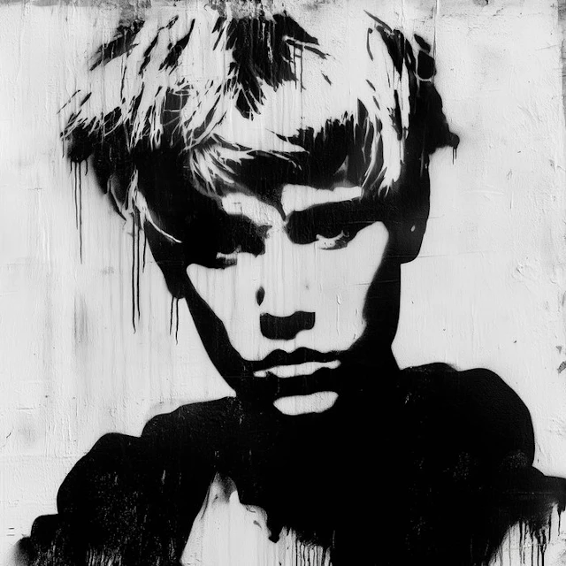 David Law (1967) - Justin Bieber (Stencil)