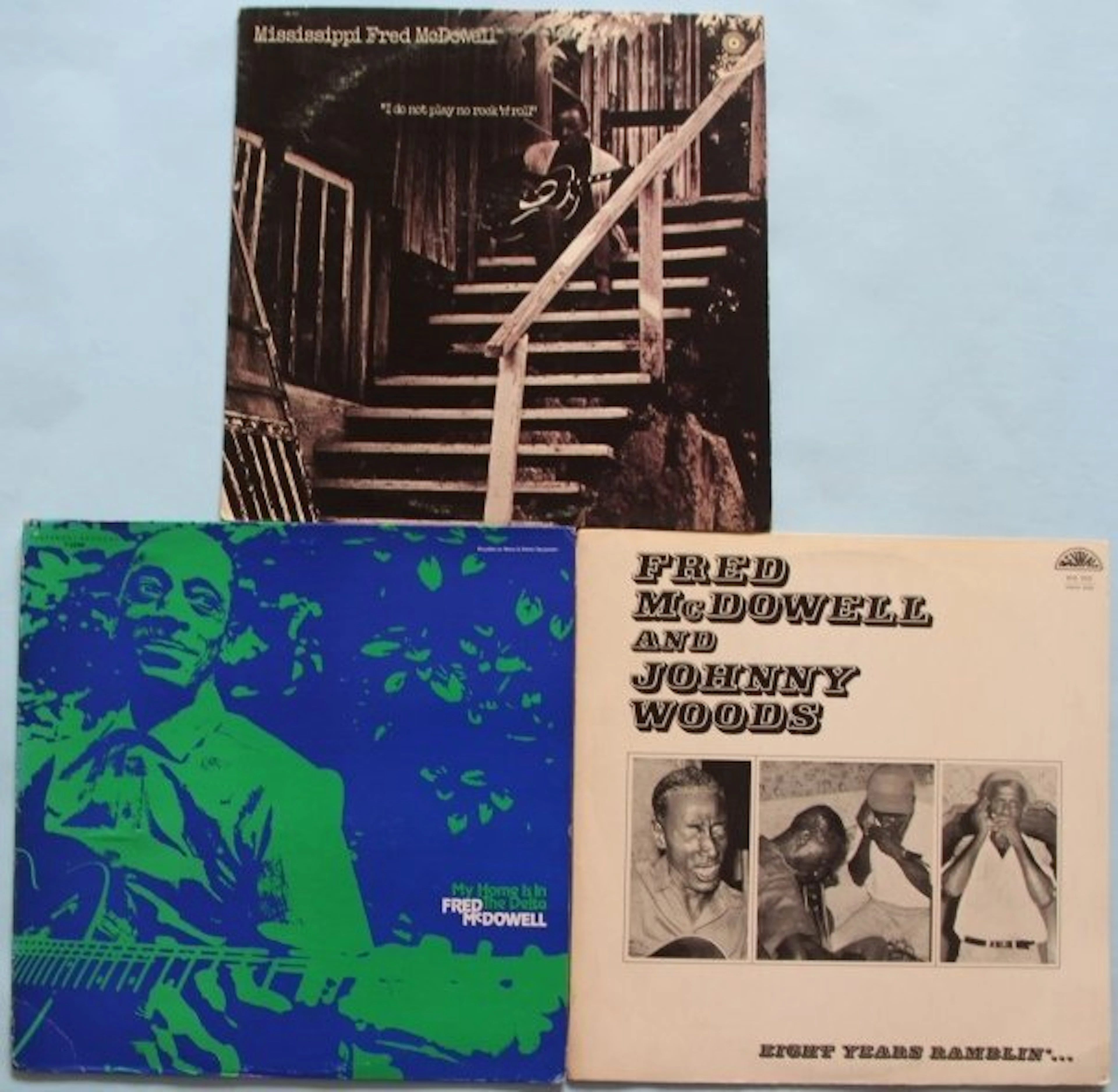 Mississippi Fred McDowell And Johnny Woods - Eight Years...