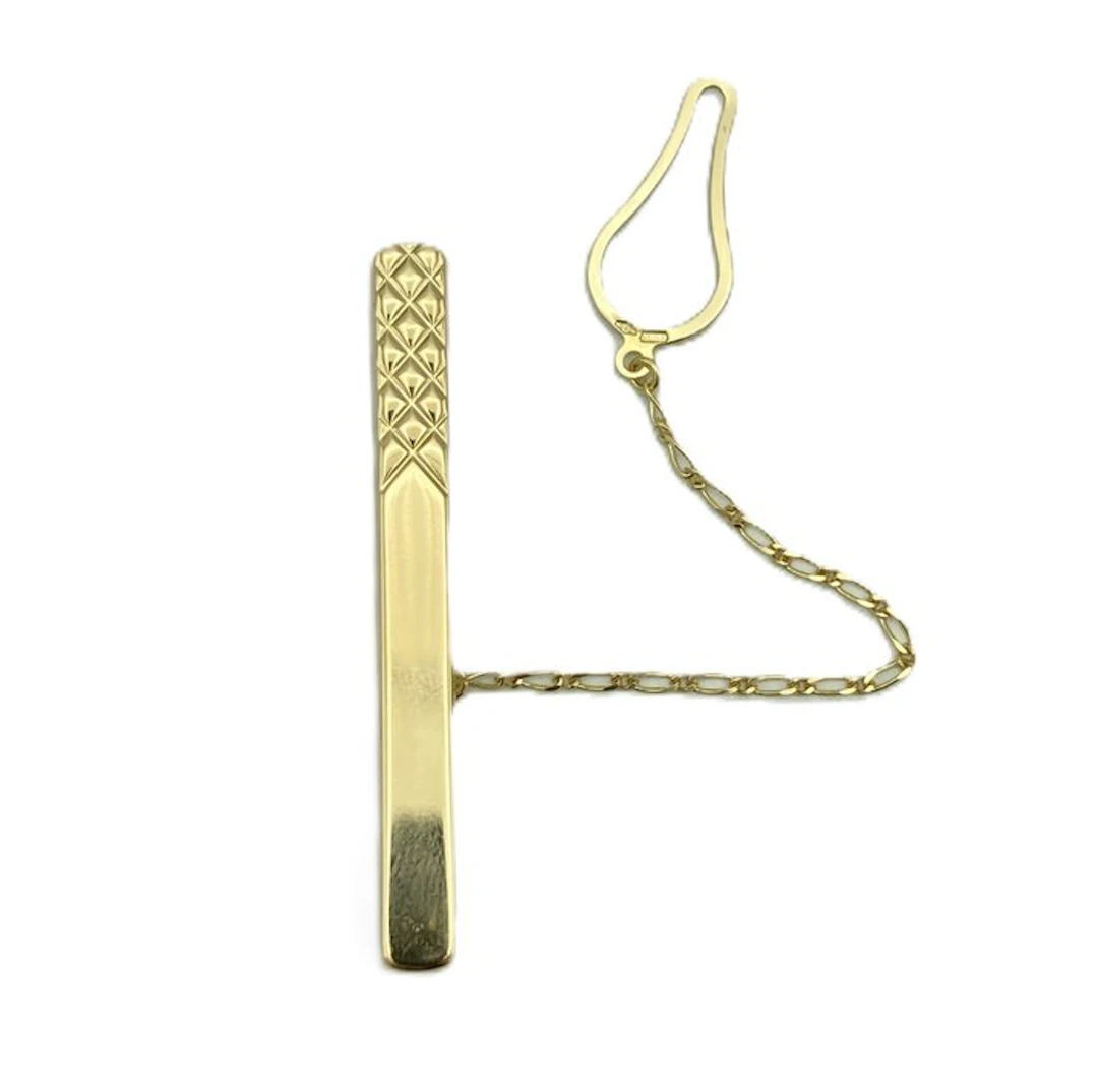 Tie clip - 18 kt. Yellow gold