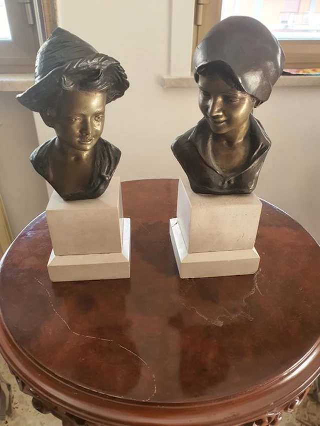 Bust, STATUE - 28 cm - Iron