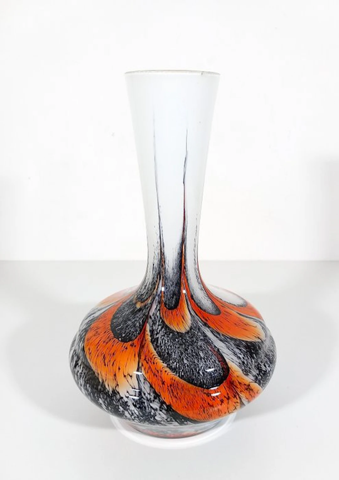 Vase - Opaline glass - Florentine Art 1970