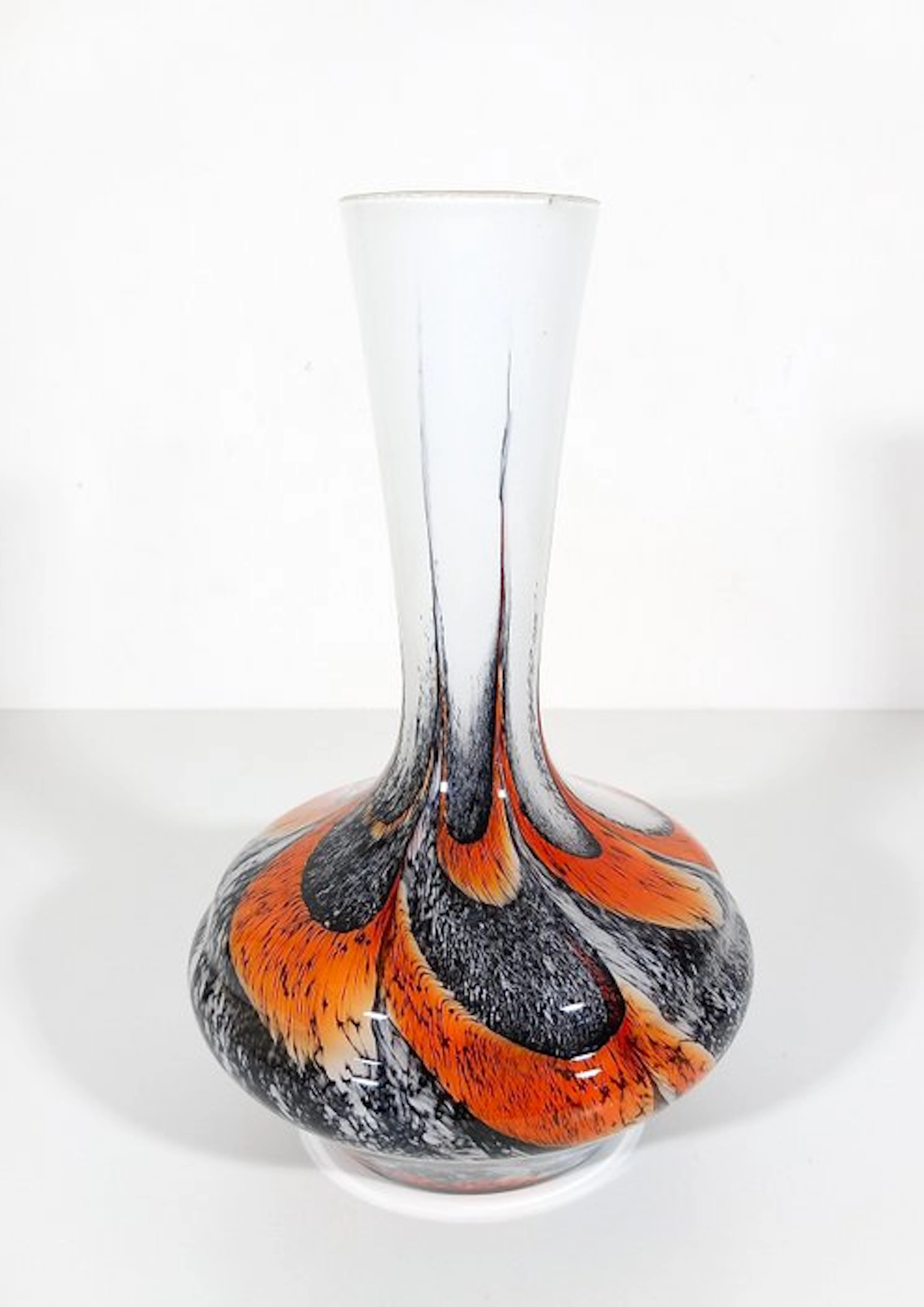 Vase - Opaline glass - Florentine Art 1970