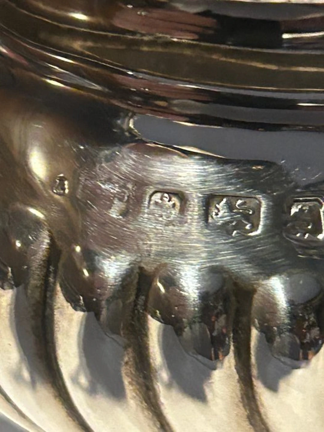 Sugar bowl - .925 silver - Birmingham 1906