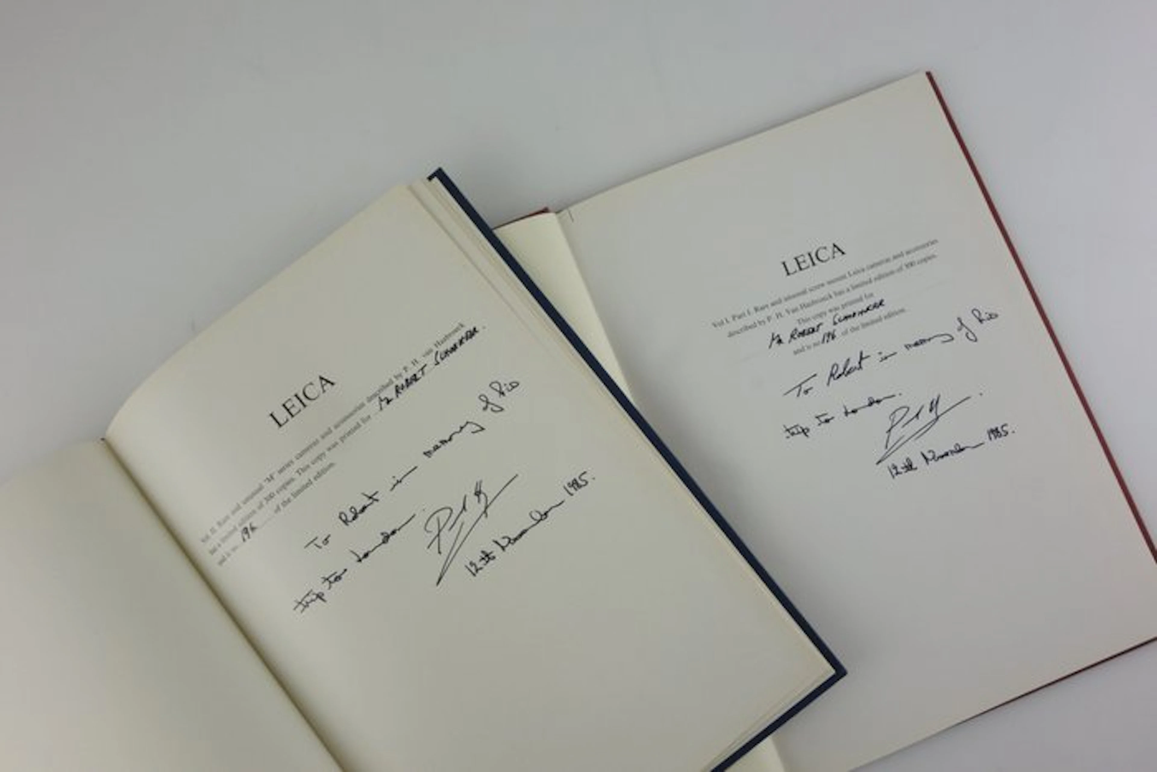 Paul Henry Van Hasbroeck - Leica - Rare and unusual screw...
