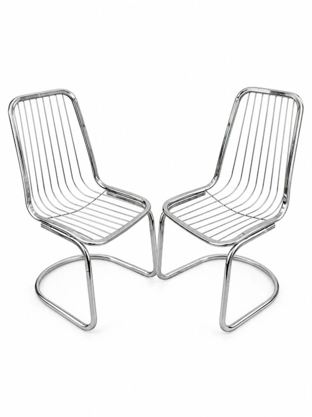 Chair (2) - Steel, Chrome
