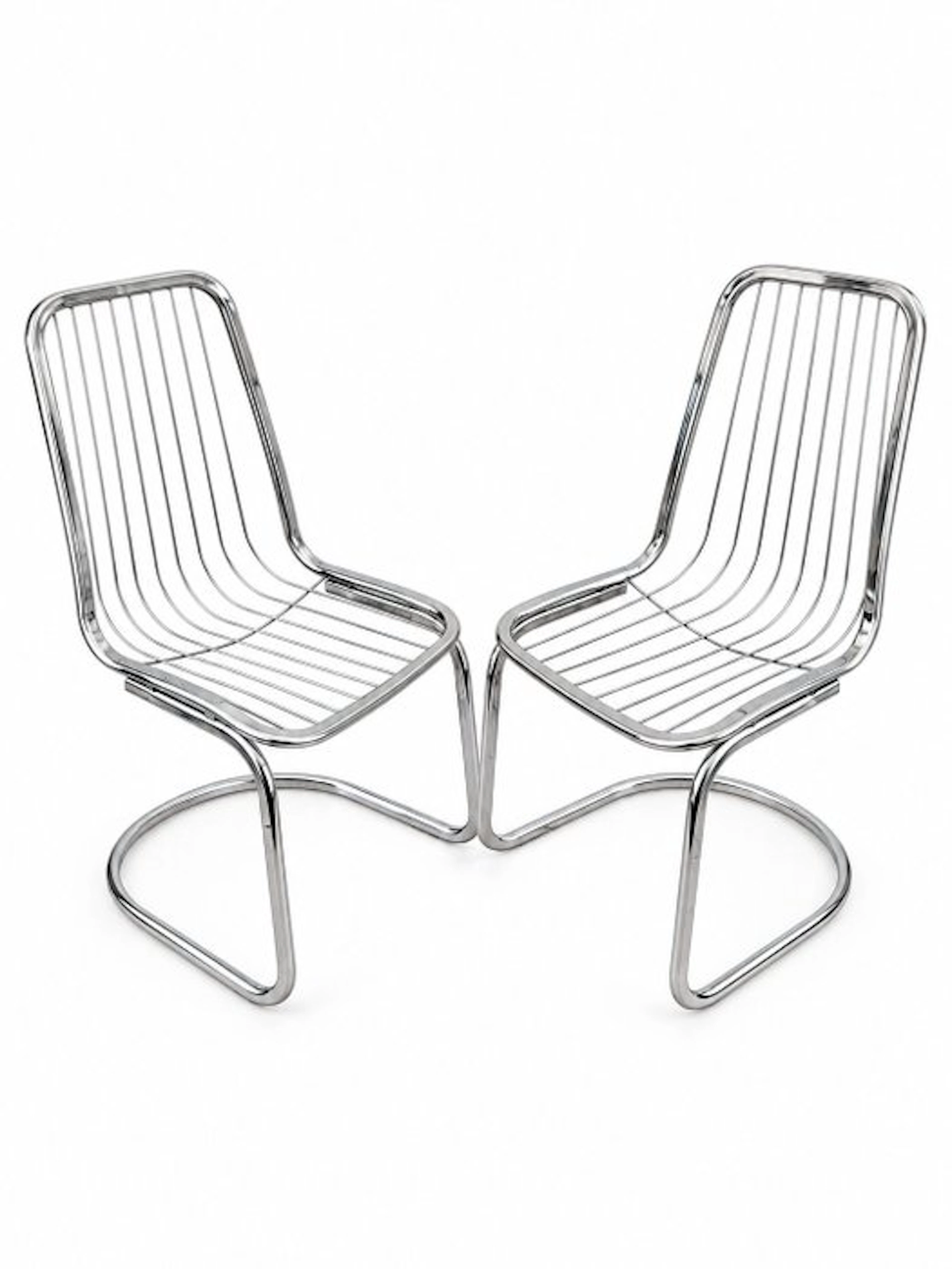 Chair (2) - Steel, Chrome