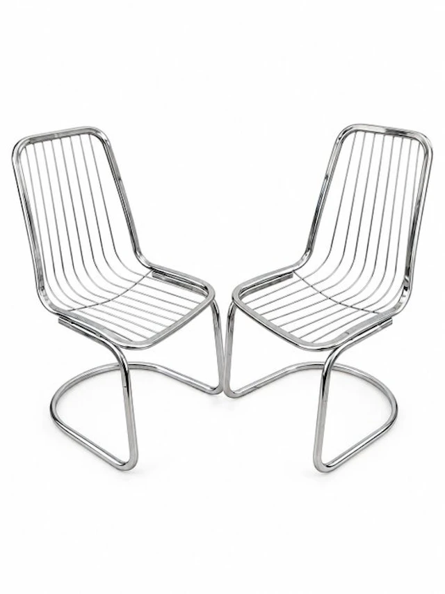 Chair - Steel, Chrome - Two chairs