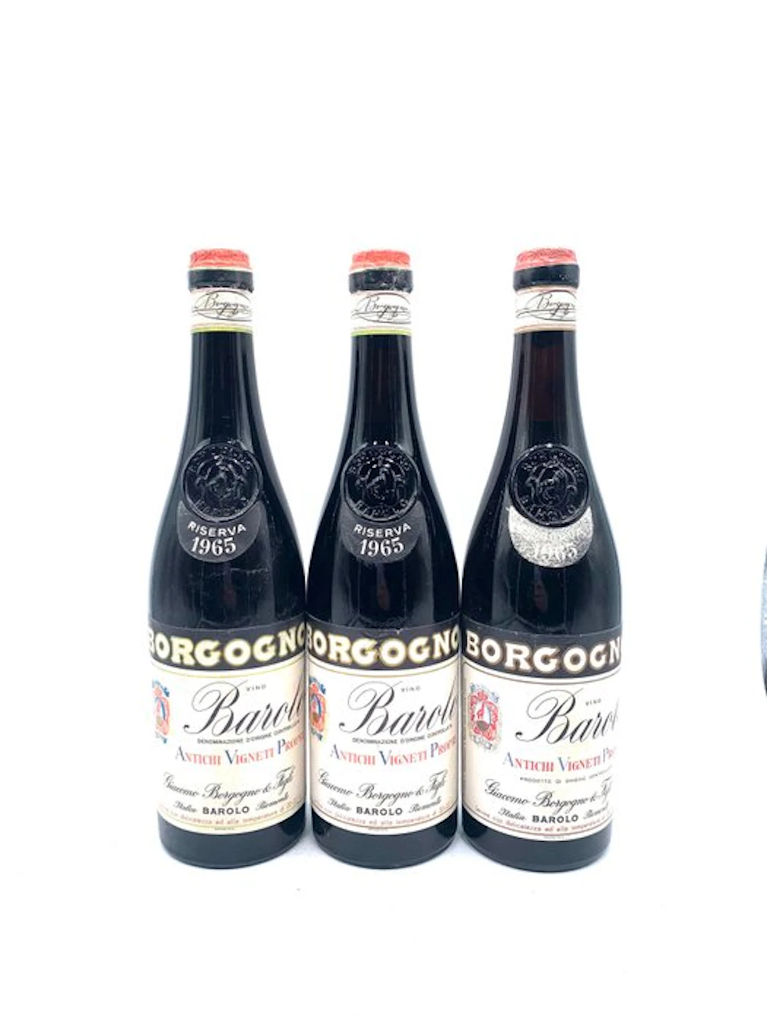 1965 Giacomo Borgogno - Barolo Riserva - 3 Bottles (0.72L)