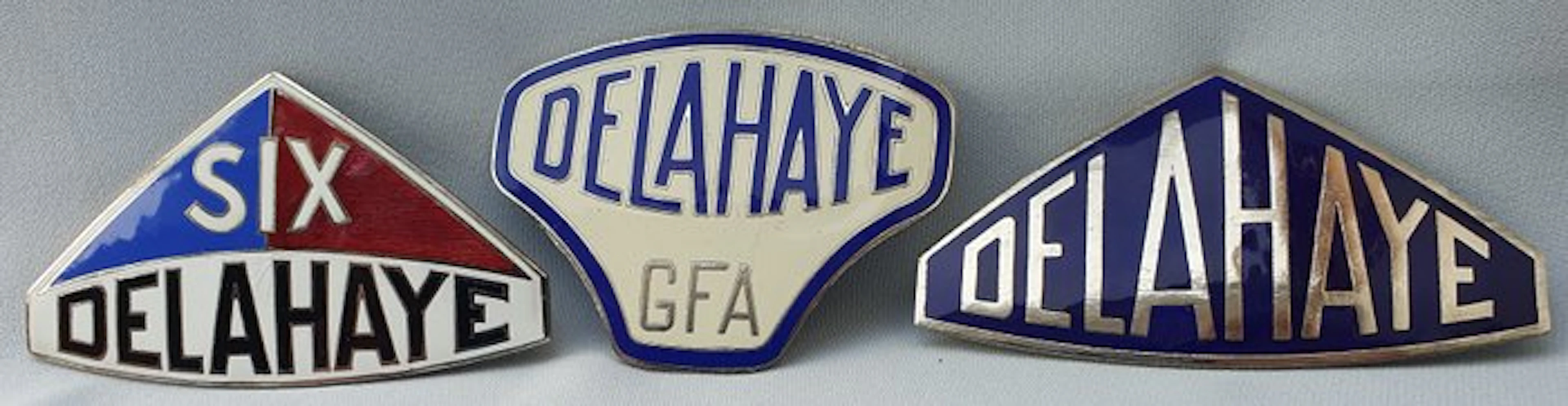 Badge - Auto-emblemen/Radiatorbadges - DELAHAYE - France - 20th - early (WW I)
