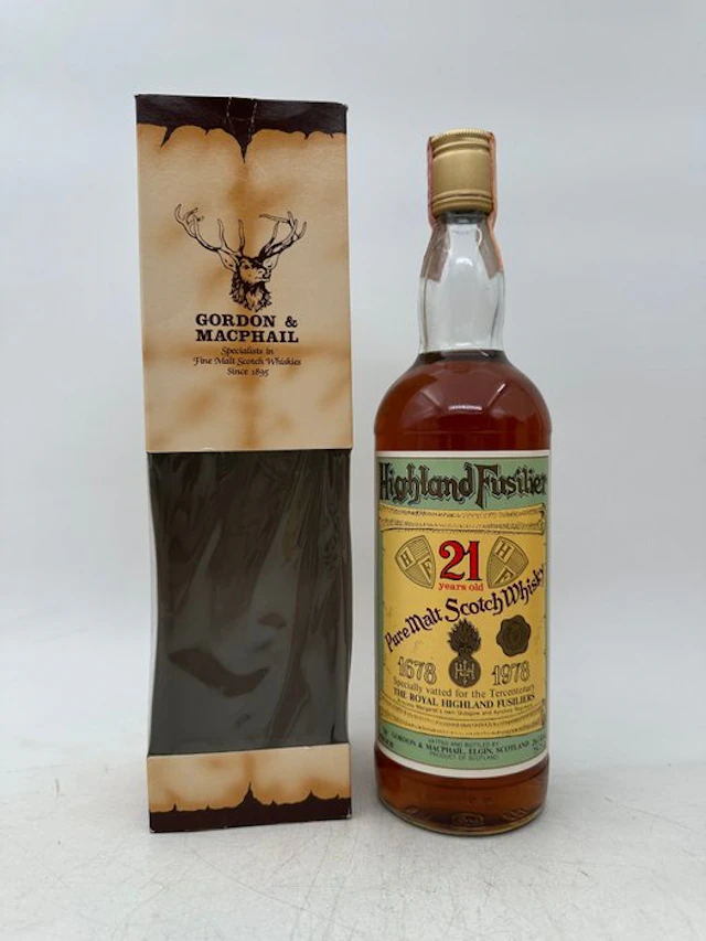 Highland Fusilier 21 years old Tercentenary - Gordon & MacPhail - b
